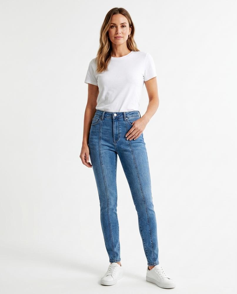 Heidi Outlet - Vehal | Taillenhohe Abgesteppte Hose Damen