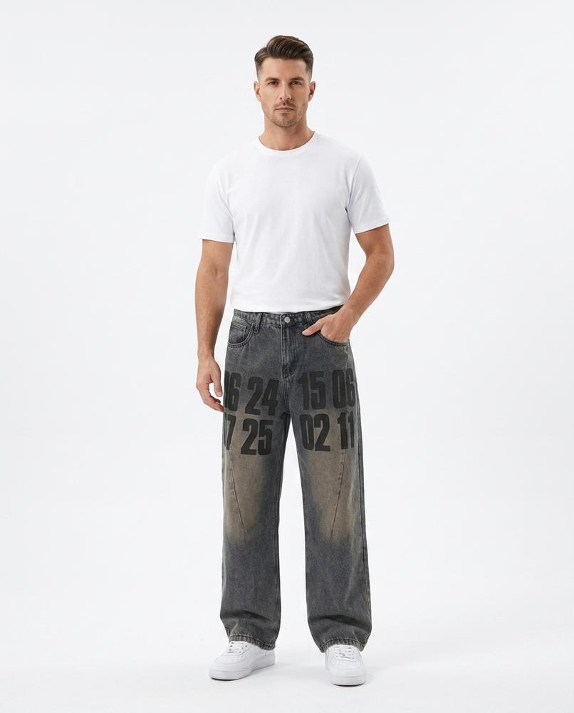Heidi Outlet - Yotor | Weite Bedruckte Hose Unisex