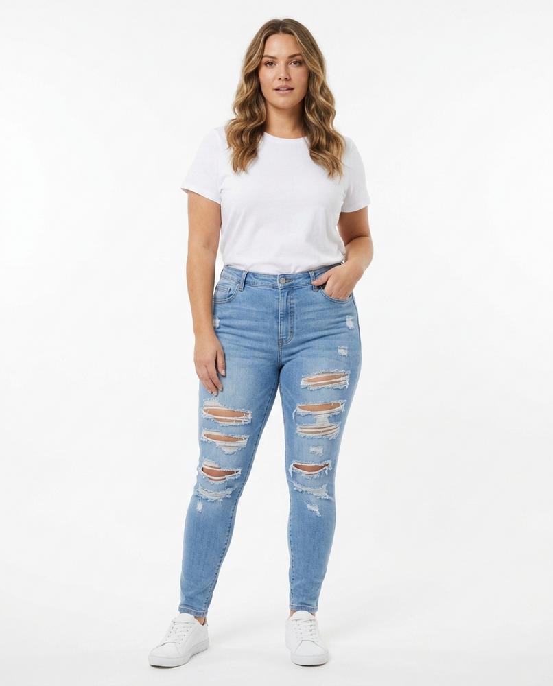 Heidi Outlet - Lytor | Zerrissene Enge Hose Damen