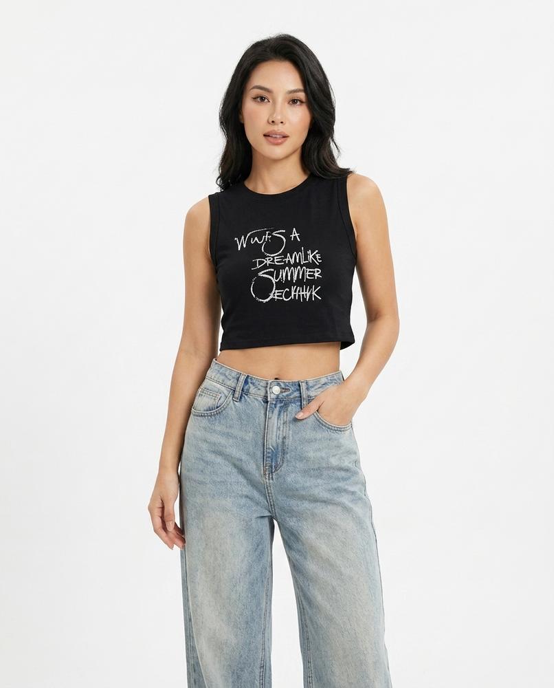 Heidi Outlet - Noren | Weite Hochgeschnittene Hose Damen
