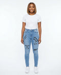 Heidi Outlet - Lyrev | Bedruckte Enganliegende Hose Damen