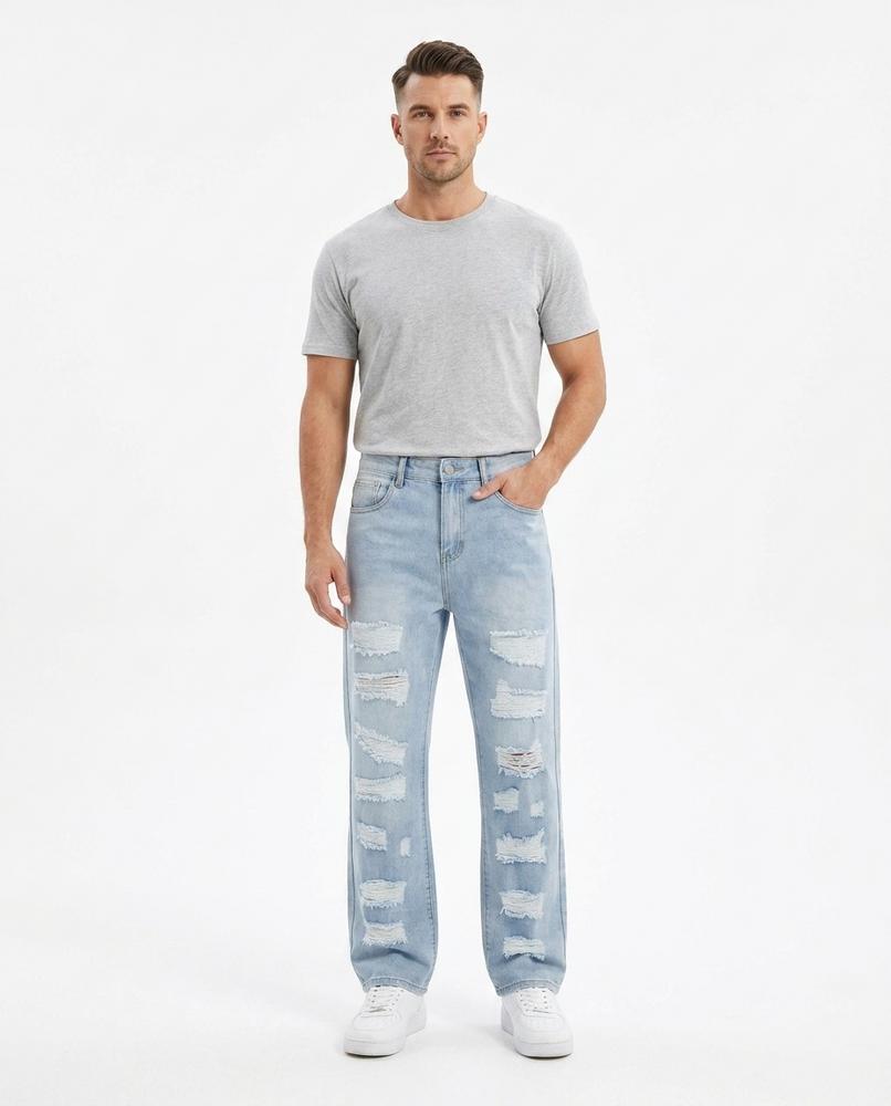 Heidi Outlet - Vidar | Zerrissene Weitgeschnittene Hose Damen