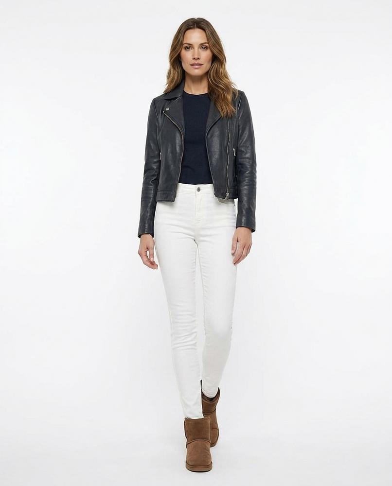 Heidi Outlet - Codan | Enganliegende Einfarbige Hose Damen