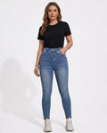 Heidi Outlet - Nelan | Hochgeschnittene Körperbetonte Hose Damen