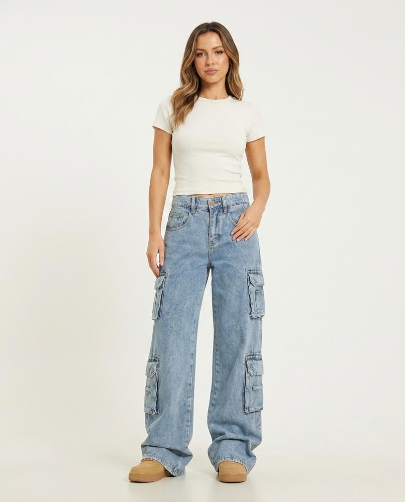 Heidi Outlet - Lelor | Gewaschene Weite Hose Damen