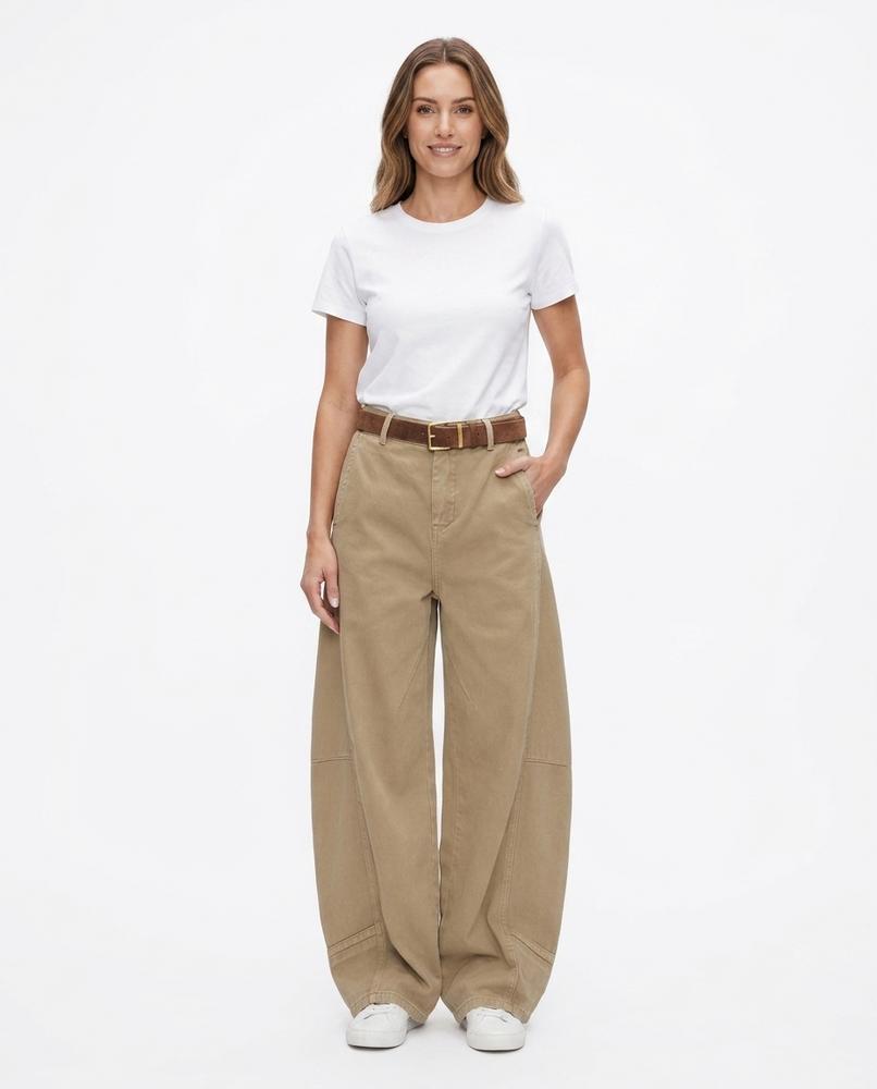 Heidi Outlet - Catal | Weitgeschnittene Gesteppte Hose Damen