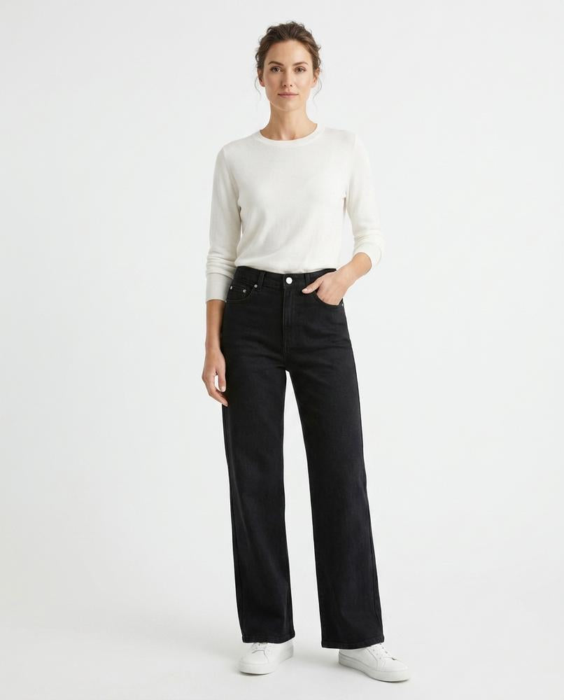Heidi Outlet - Satal | Hochsitzende Weitgeschnittene Hose Damen