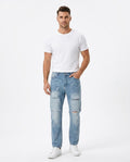 Heidi Outlet - Mazan | Zerrissene Gesprenkelte Hose Herren