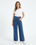 Heidi Outlet - Arser | Hochtaillierte Geschnürte Hose Damen