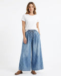 Heidi Outlet - Coran | Weitgeschnittene Gewaschene Hose Damen