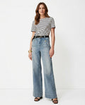 Heidi Outlet - Zedar | Gewaschene Weitgeschnittene Hose Damen