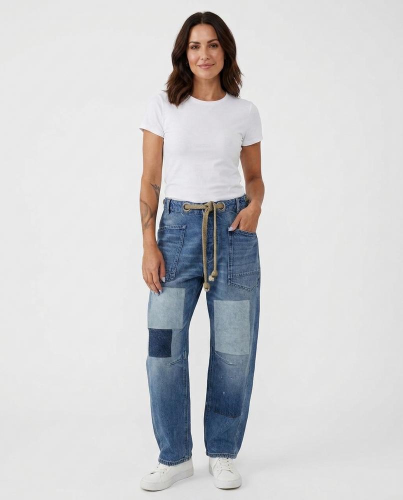 Heidi Outlet - Tanal | Geflickte Lockere Hose Damen