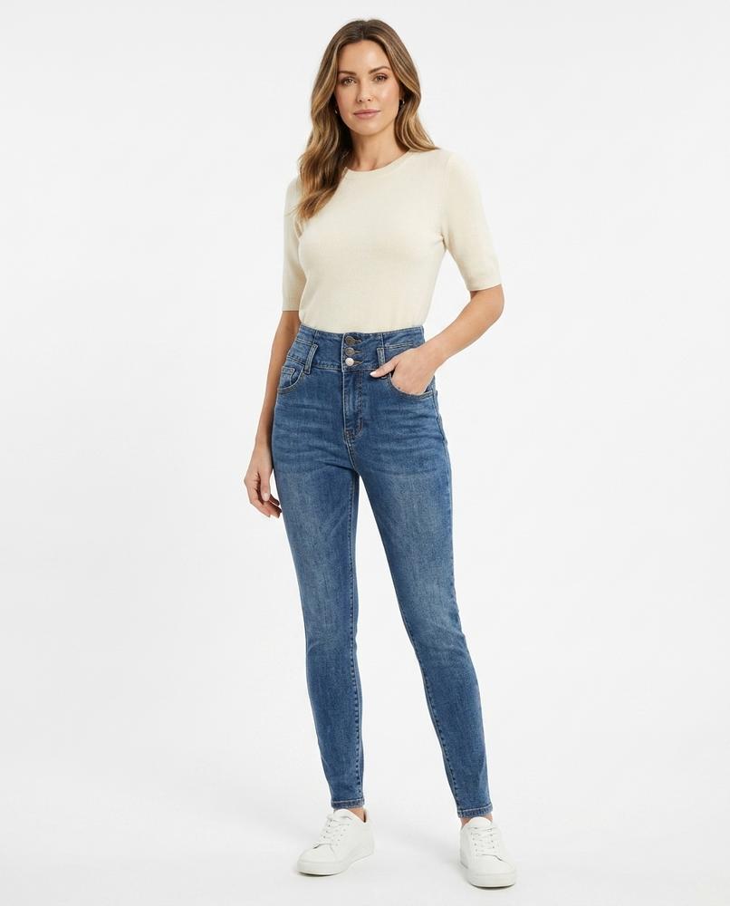 Heidi Outlet - Vatir | Gefütterte Hochgeschnittene Hose Damen