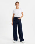 Heidi Outlet - Rovan | Weitgeschnittene Dunkelblaue Hose Damen