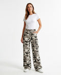 Heidi Outlet - Lasen | Weitgeschnittene Gemusterte Hose Damen