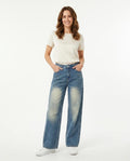 Heidi Outlet - Roser | Weite Gewaschene Hose Damen