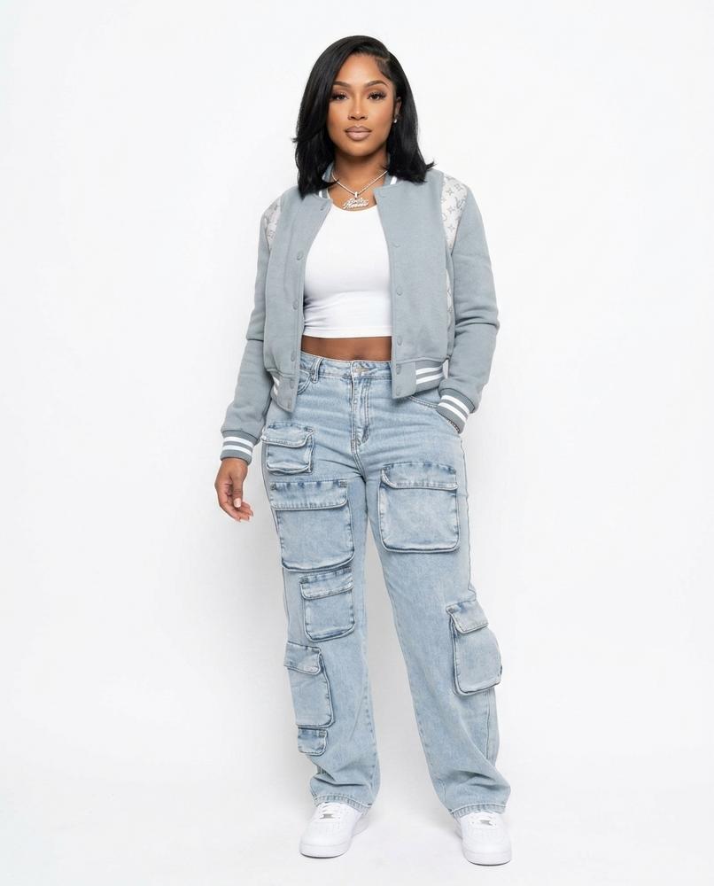 Heidi Outlet - Vedan | Aufgesetzte Weitgeschnittene Hose Damen