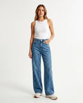 Heidi Outlet - Vemar | Hoch taillierte Weit geschnittene Hose Damen