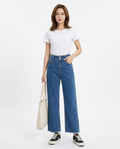 Heidi Outlet - Sarel | Hochgeschnittene Weite Hose Damen