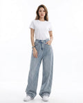 Heidi Outlet - Covel | Weitgeschnittene Besetzte Hose Damen