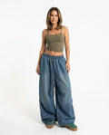 Heidi Outlet - Tiram | Lockere Weitgeschnittene Hose Damen