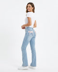 Heidi Outlet - Elnav | Ausgestellte Verzierte Hose Damen