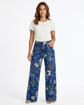 Heidi Outlet - Keken | Bedruckte Weitgeschnittene Hose Damen