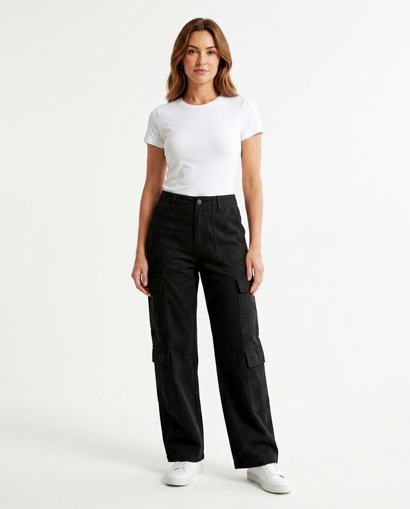 Heidi Outlet - Dahal | Taschenbesetzte Gerade Hose Damen
