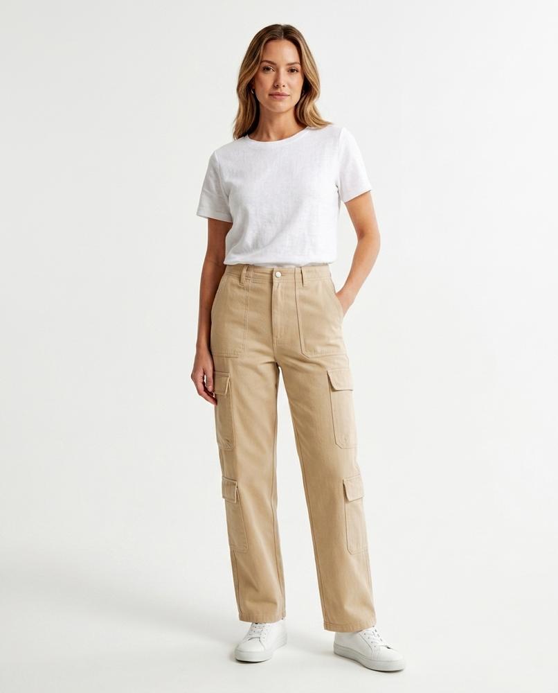 Heidi Outlet - Dahal | Taschenbesetzte Gerade Hose Damen