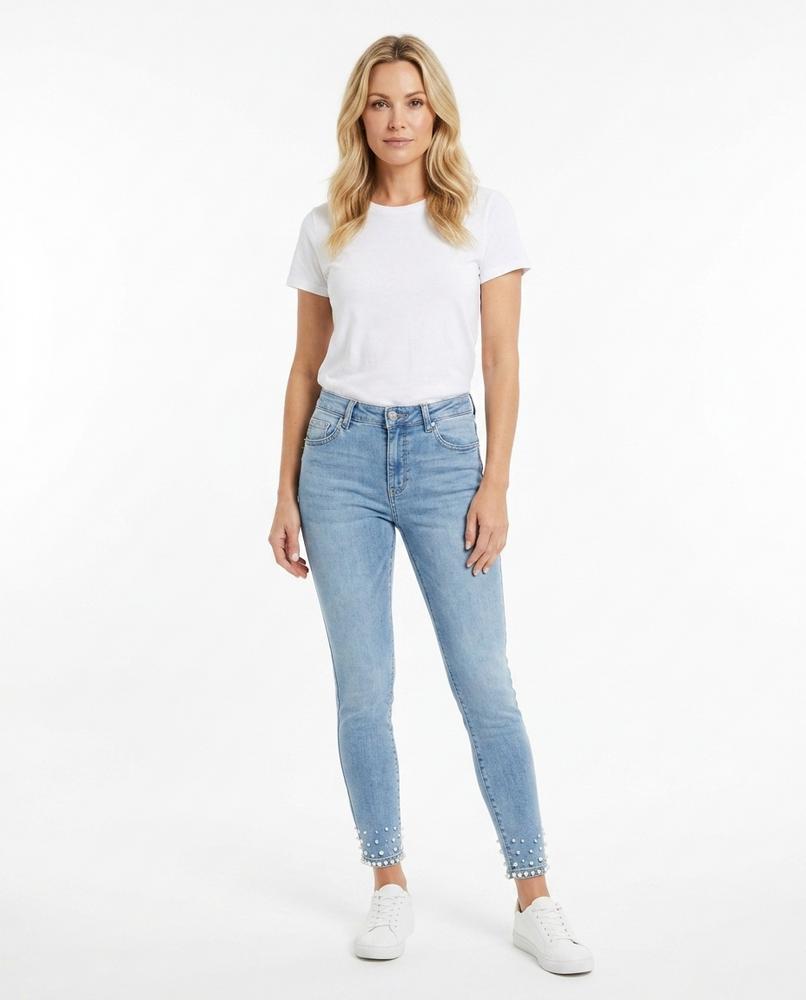 Heidi Outlet - Vimon | Verzierte Enganliegende Hose Damen