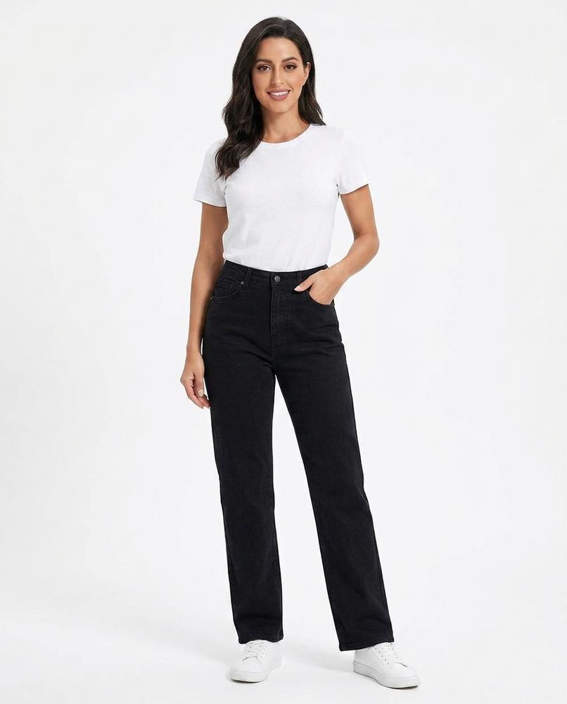 Heidi Outlet - Arken | Hochtaillierte Gerade Hose Damen