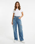 Heidi Outlet - Kenal | Lockere Zerrissene Hose Damen