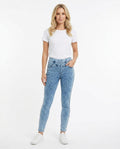 Heidi Outlet - Mavin | Elastische Gewaschene Hose Damen
