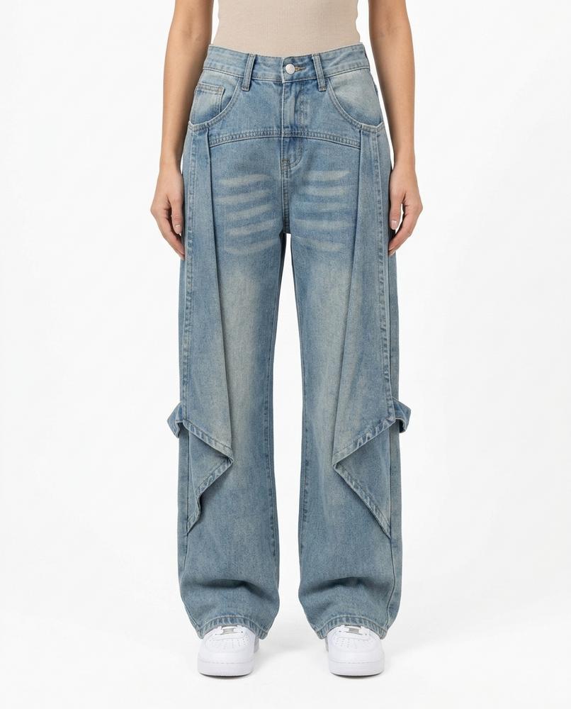 Heidi Outlet - Lymir | Weite Drapierte Hose Damen