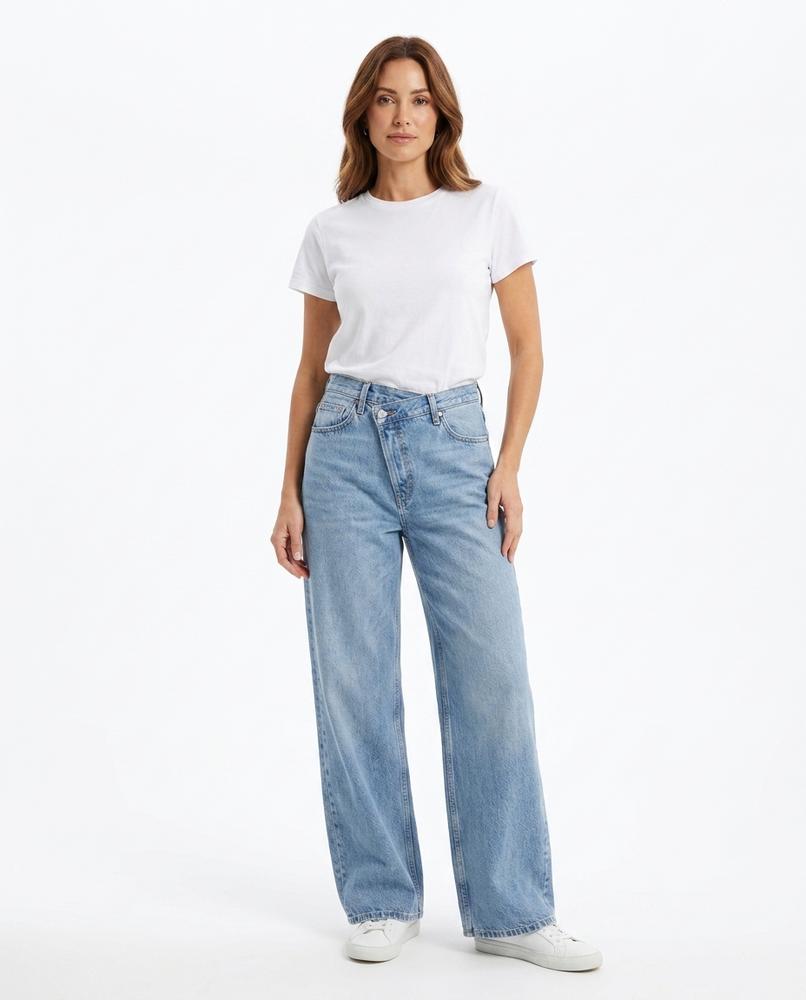 Heidi Outlet - Lalar | Weitgeschnittene Gekreuzte Hose Damen