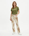 Heidi Outlet - Elrel | Gerade Gemusterte Hose Damen
