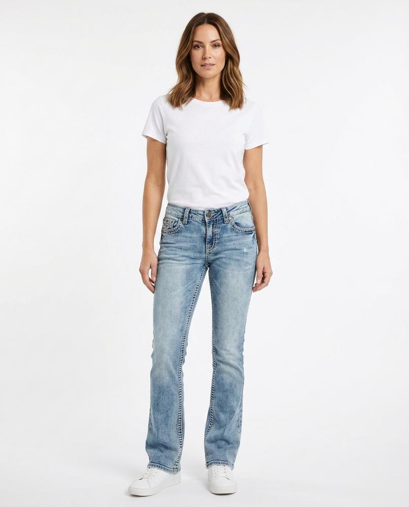 Heidi Outlet - Keram | Gewaschene Gerade Hose Damen