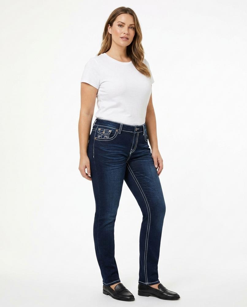 Heidi Outlet - Keram | Gewaschene Gerade Hose Damen