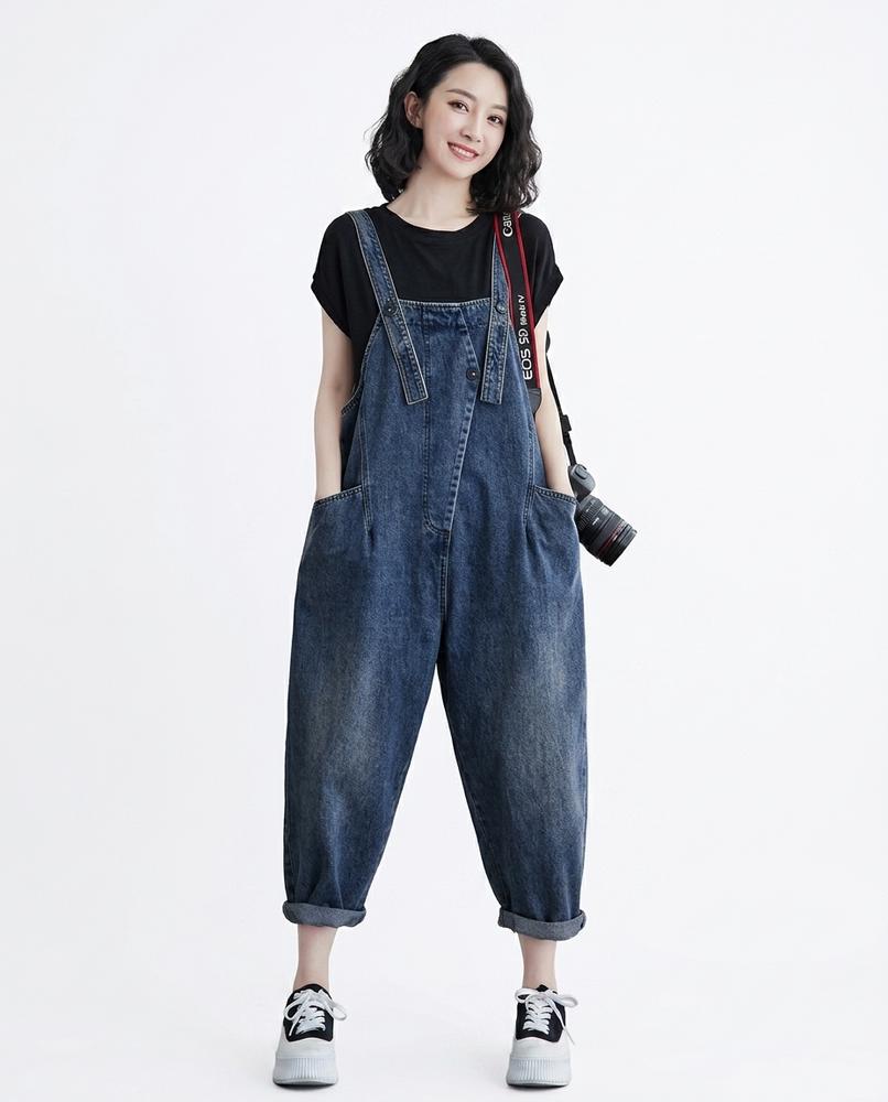 Heidi Outlet - Vikar | Weitgeschnittene Verstellbare Hose Damen