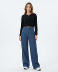 Heidi Outlet - Vaser | Weit Geschnittene Gestreifte Hose Damen