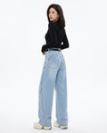 Heidi Outlet - Ranav | Hochtaillierte Weitgeschnittene Hose Damen