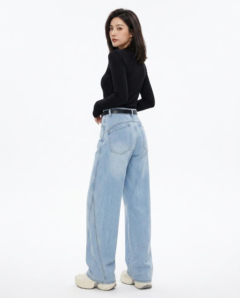 Heidi Outlet - Ranav | Hochtaillierte Weitgeschnittene Hose Damen