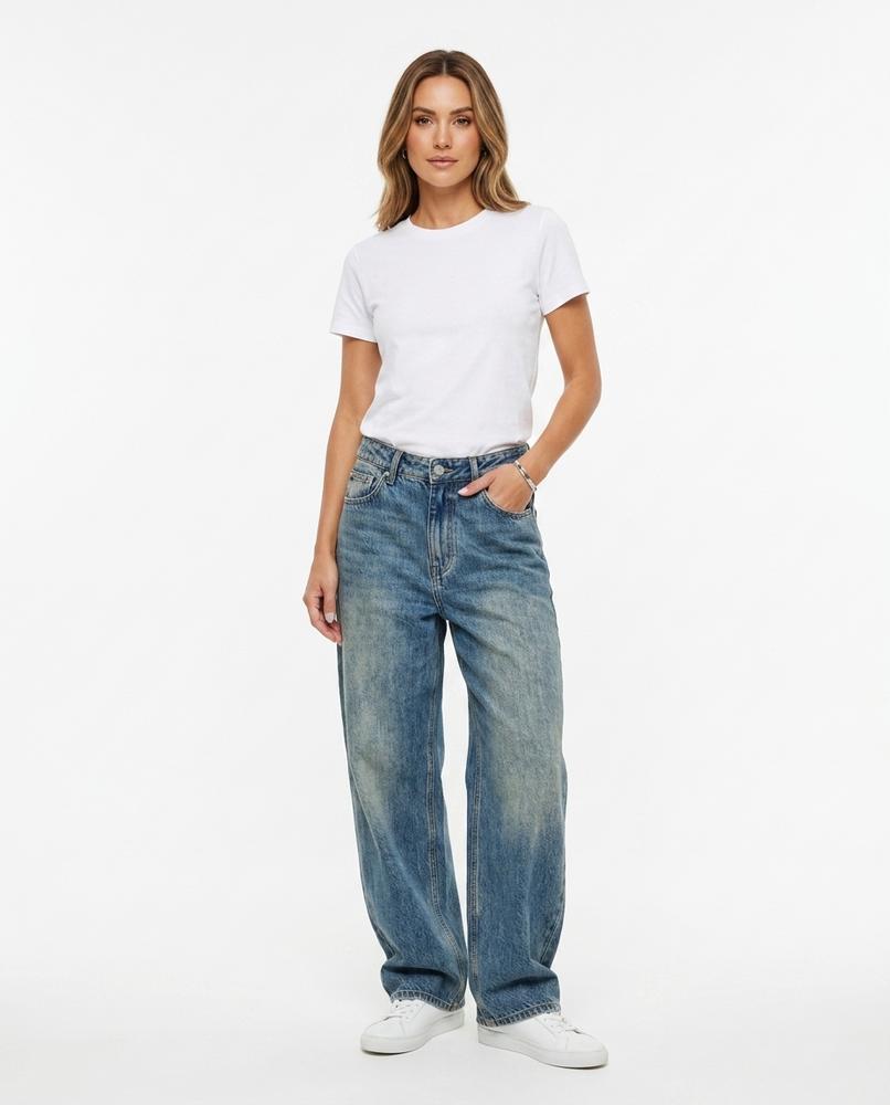 Heidi Outlet - Vetor | Weitgeschnittene Gewaschene Hose Damen