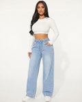 Heidi Outlet - Nimel | Weitgeschnittene Elastische Hose Damen
