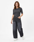 Heidi Outlet - Sanor | Weitgeschnittene Hochtaillierte Hose Damen