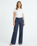 Heidi Outlet - Nemir | Hochtaillierte Weitgeschnittene Hose Damen