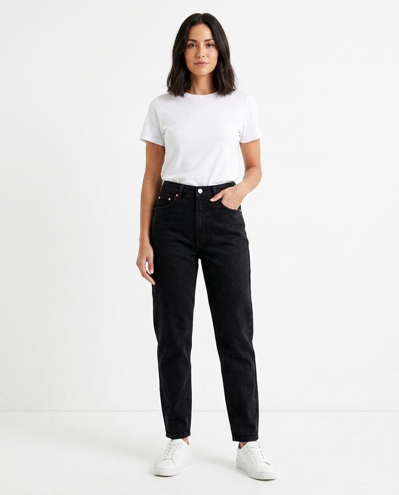 Heidi Outlet - Madan | Hochgeschnittene Gewaschene Hose Damen