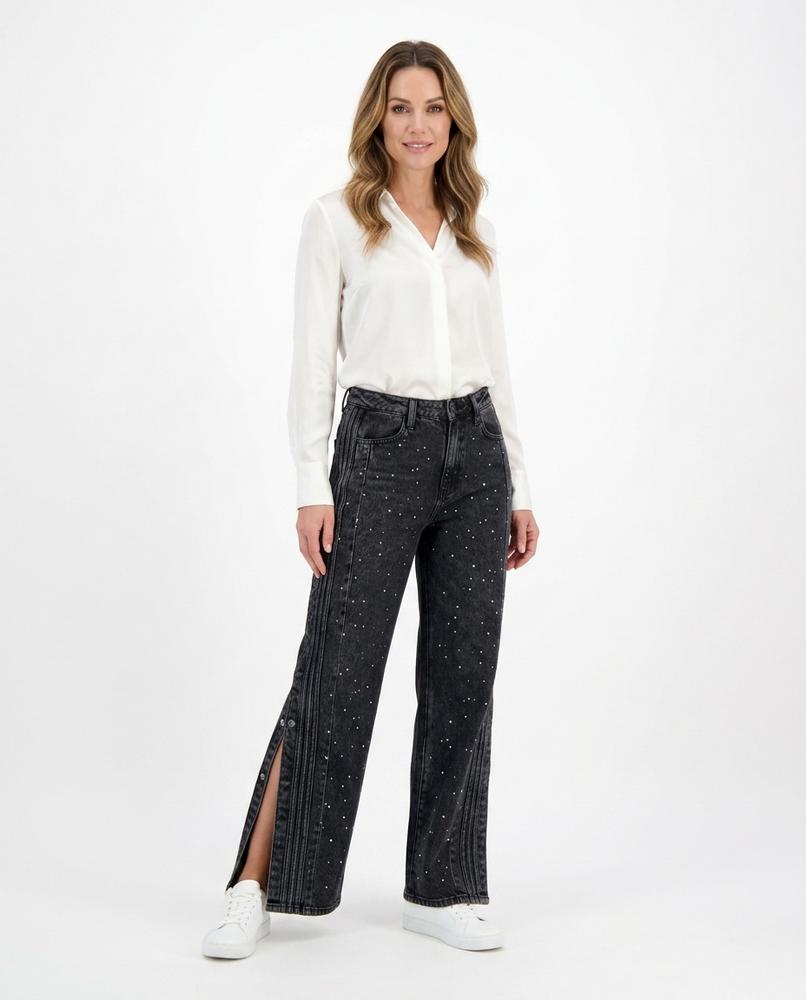 Heidi Outlet - Losan | Verzierte Weitgeschnittene Hose Damen
