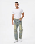 Heidi Outlet - Yolen | Geflickte Gerade Hose Herren