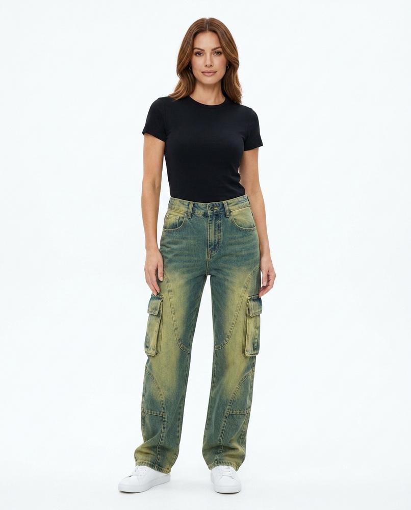 Heidi Outlet - Kelom | Strukturierte Gewaschene Hose Damen